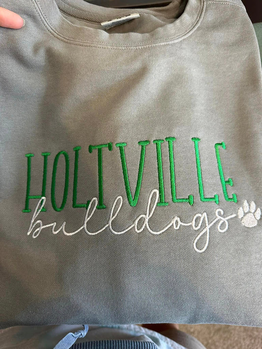 Comfort Color Sweatshirt, Embroidered - Holtville