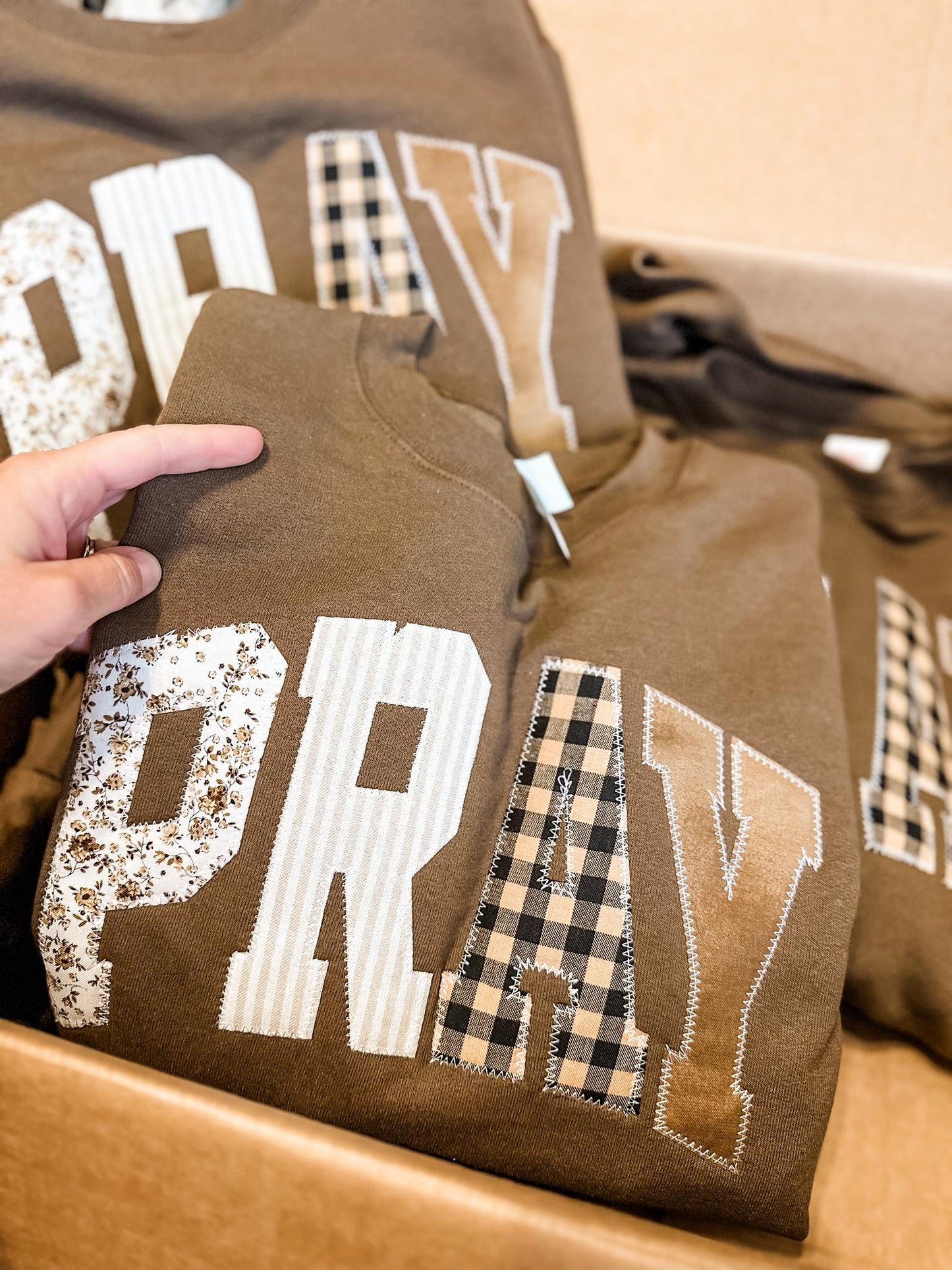 PRAY Applique Sweatshirt