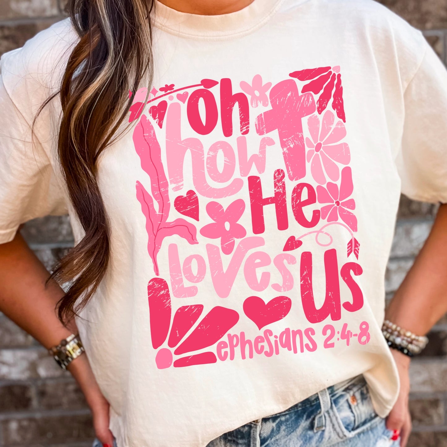 Oh How He Loves Us - Comfort Color