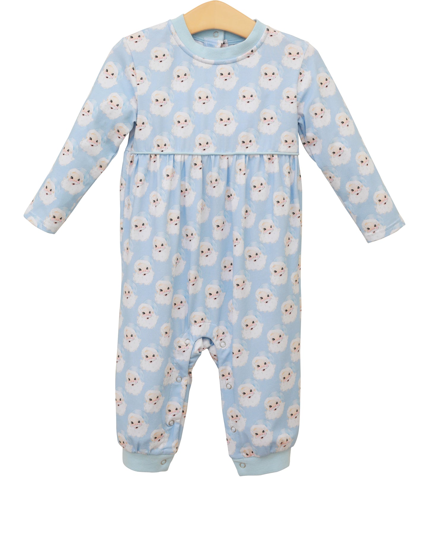 Jolly Santa Romper (Blue)