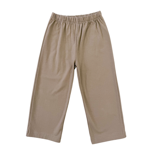 Knit Pants - Khaki, Light Blue, Light Brown