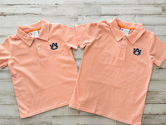 AU Navy Stripe Polo