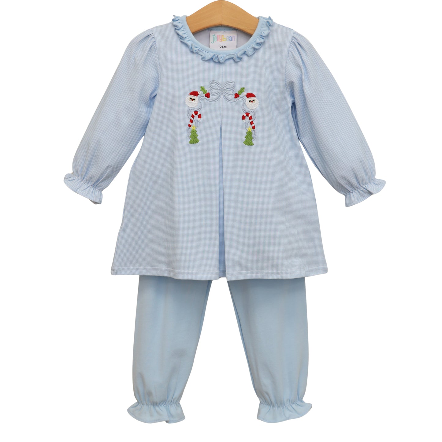 A Classic Christmas Pleat Bloomer Set