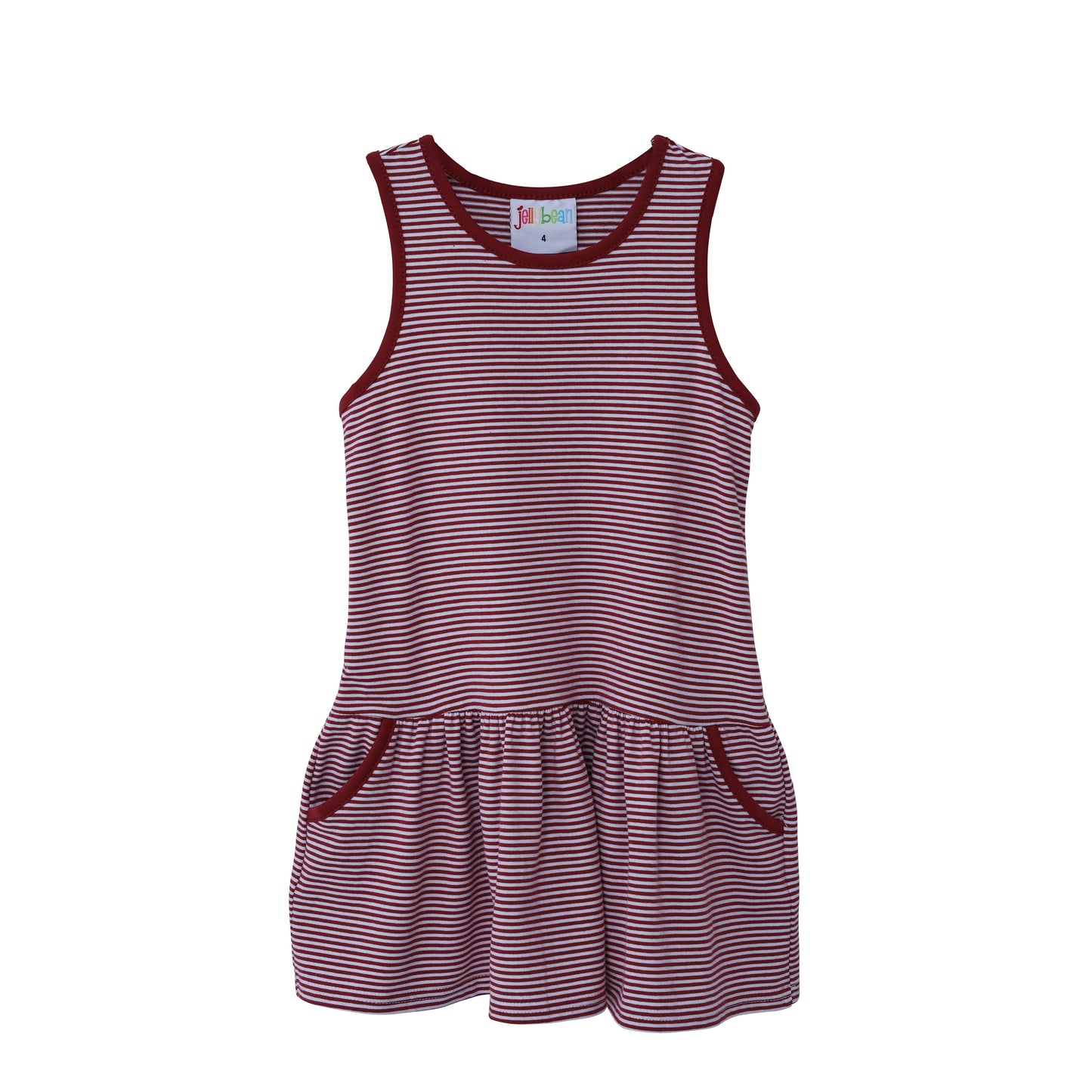 Bow Back Cheer Dress - Maroon