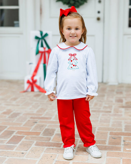 Oh Christmas Tree Bloomer Pants Set