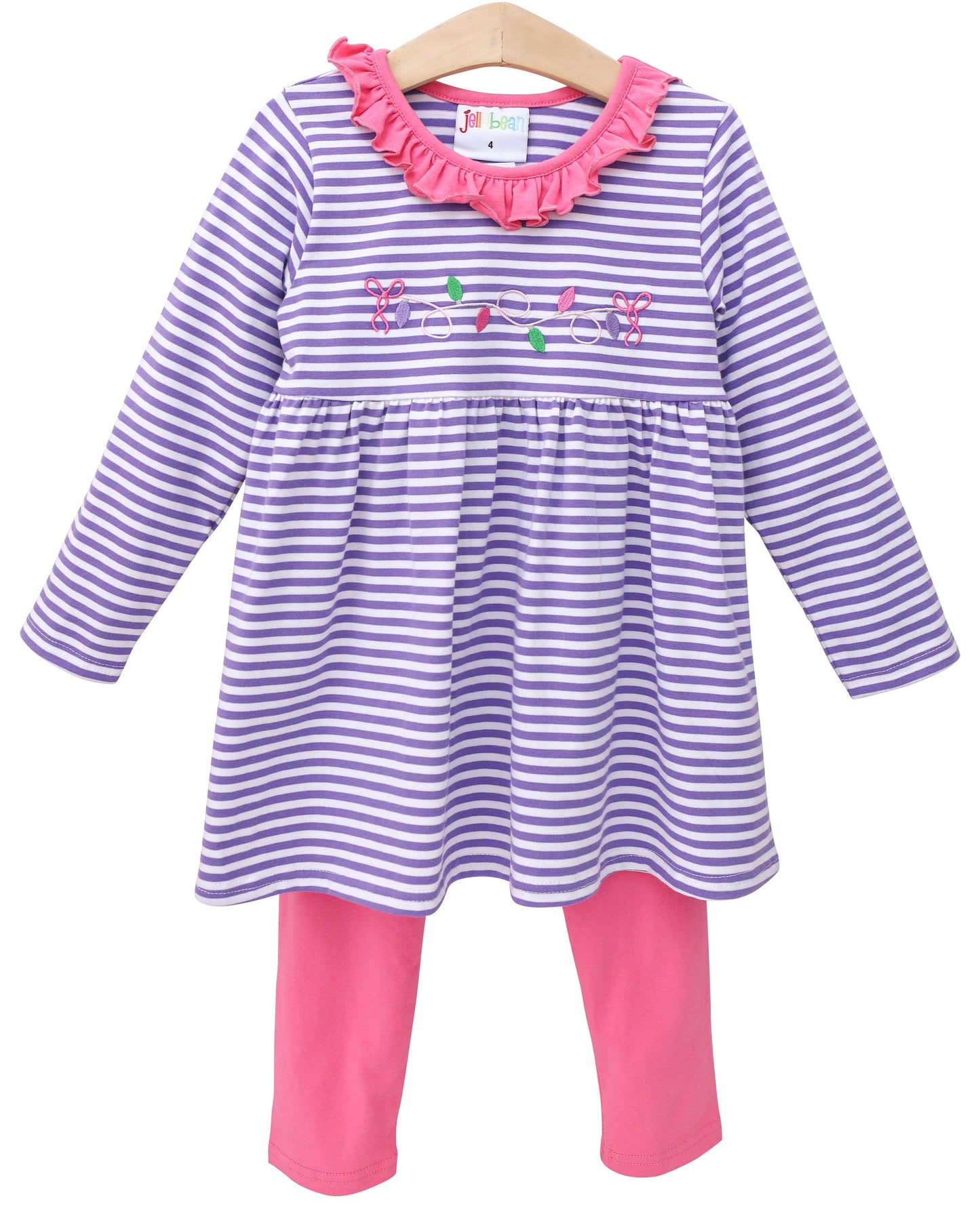 String of Lights Ruffle Pants Set