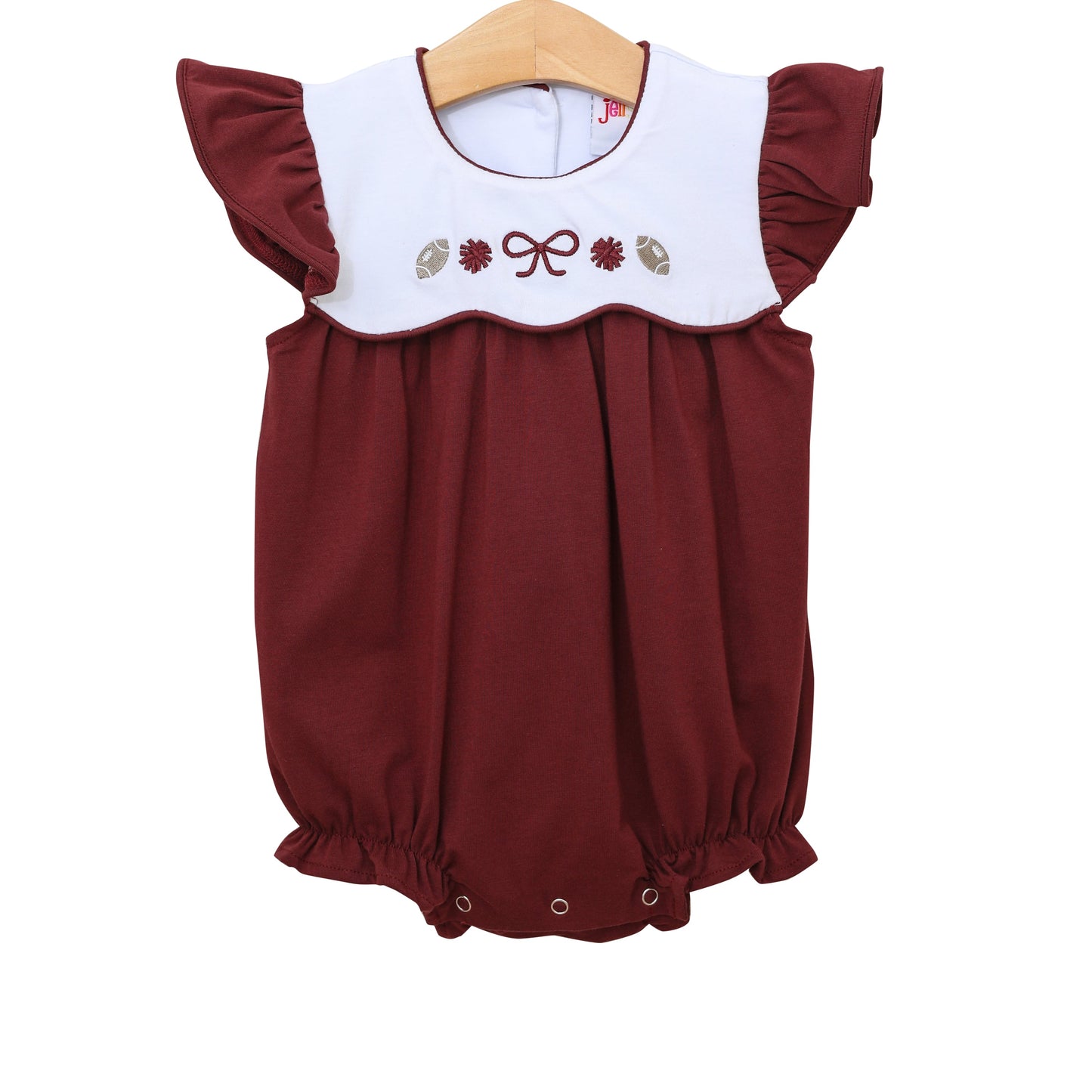 Team Spirit Scallop Bubble - Maroon