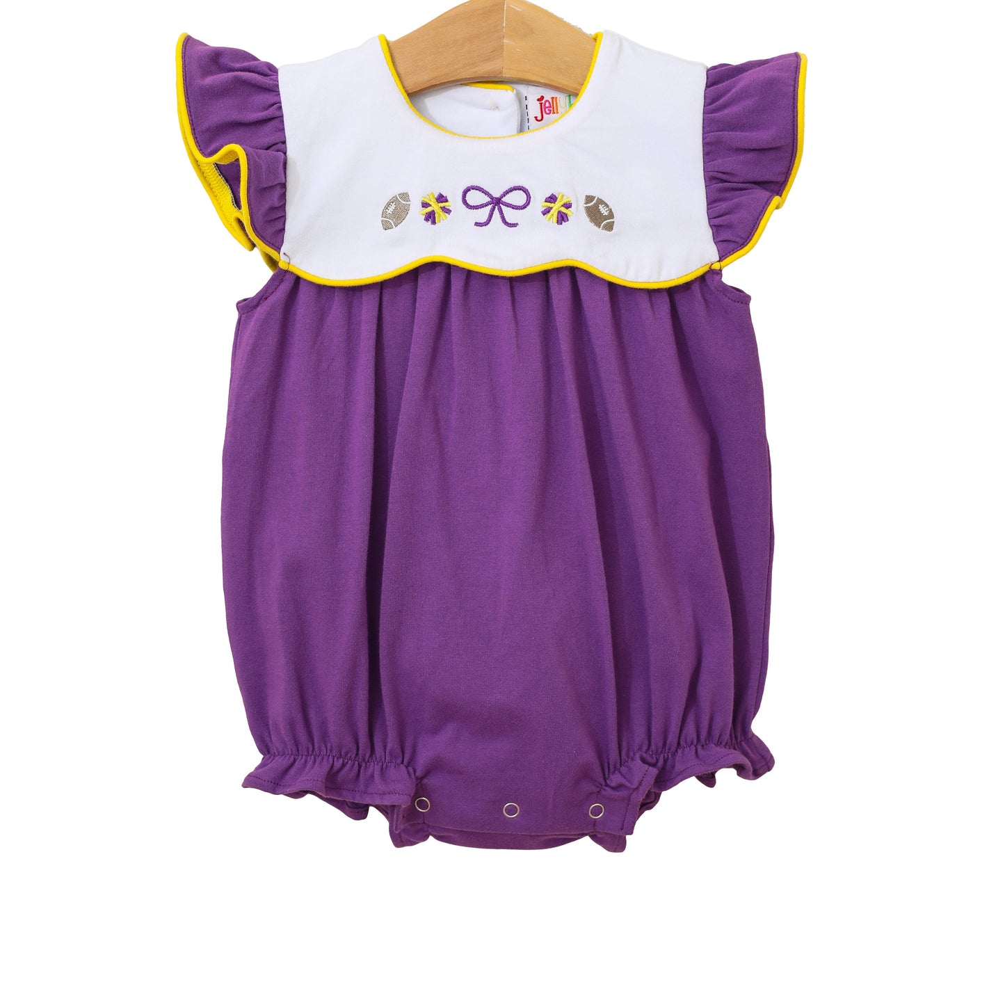 Team Spirit Scallop Bubble - Purple/Yellow