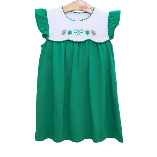 Team Spirit Scallop Dress - Kelly Green